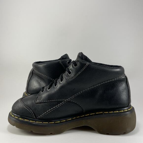Dr. Martens Doc Daisy 12278 Chunky Wingtip Ankle Boots Womens Size 9 Black - Picture 11 of 11